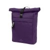 Rucksack Roll Top purple velvet