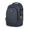 Schulrucksack grid navy